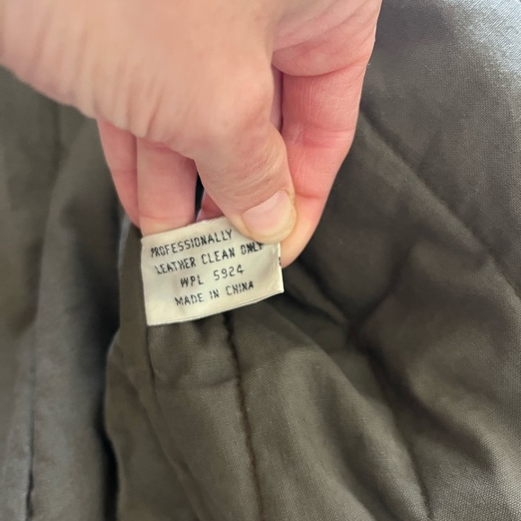 Vintage Outback Tan Leather Jacket for Men size large - Picture 10 of 13